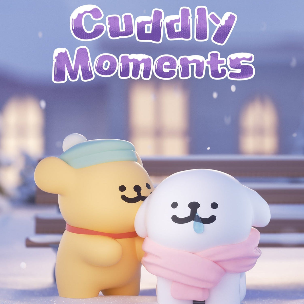 Funism Maltese Cuddly Moments Series - Blind Box Figurines