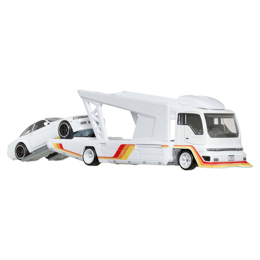 Hot Wheels Collector Vehículo de Colección Auto Transportador Japan Double Decker Hauler
