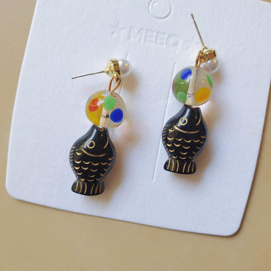 Luninana Earrings - Momo Fish Earrings XJ008