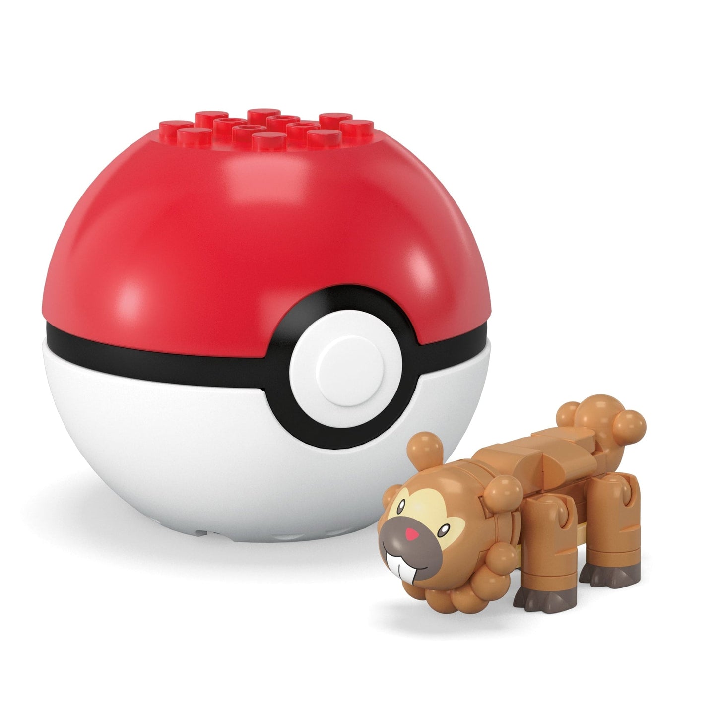 MEGA Pokémon Jogo de Construção Pokébola Colecionável Bidoof