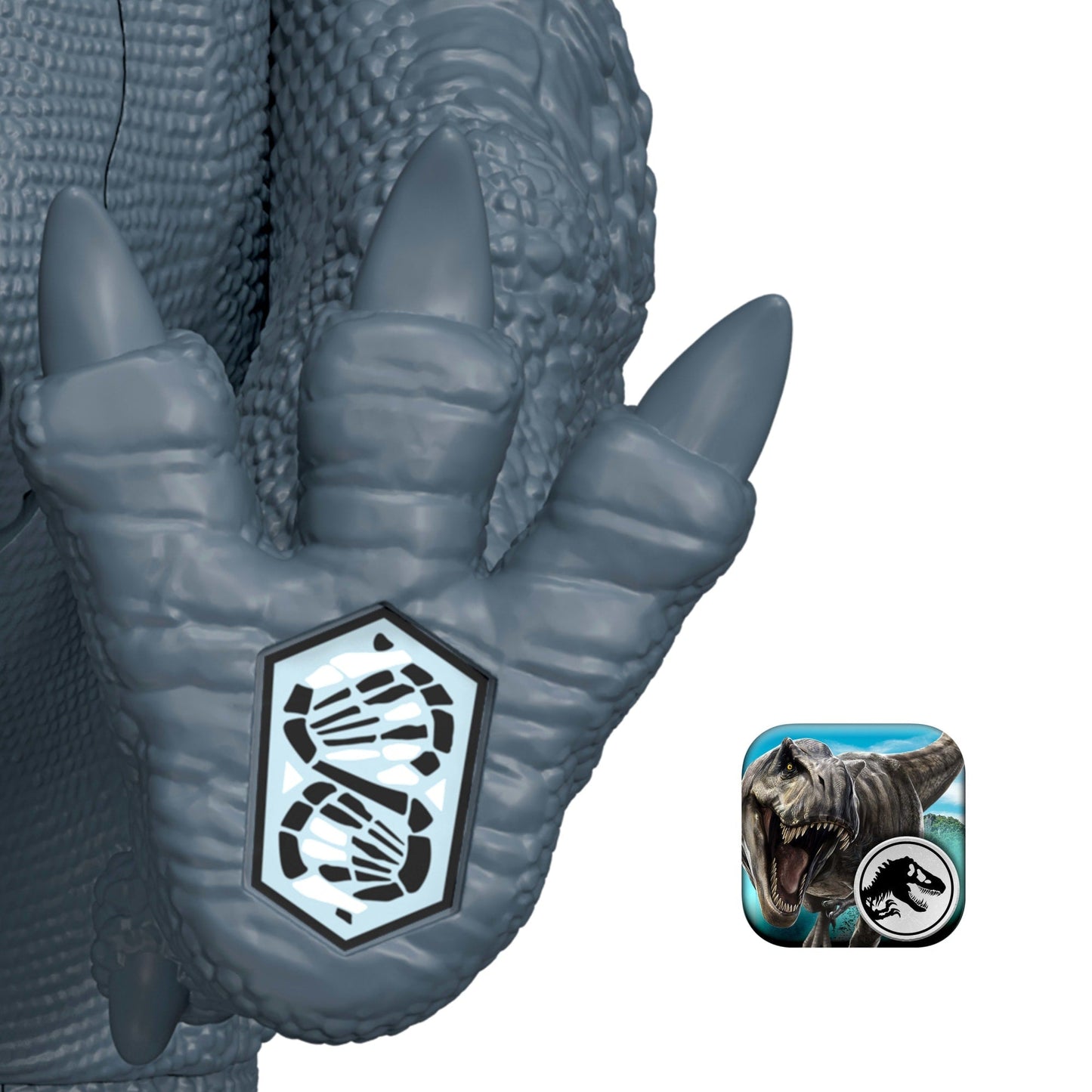 Jurassic World Dinossauro de Brinquedo Rebirth Rugido Selvagem Abelisaurus