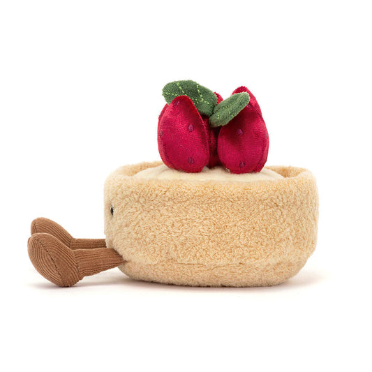 Jellycat Amuseables Fleurette Tarte Aux Fraises 11cm