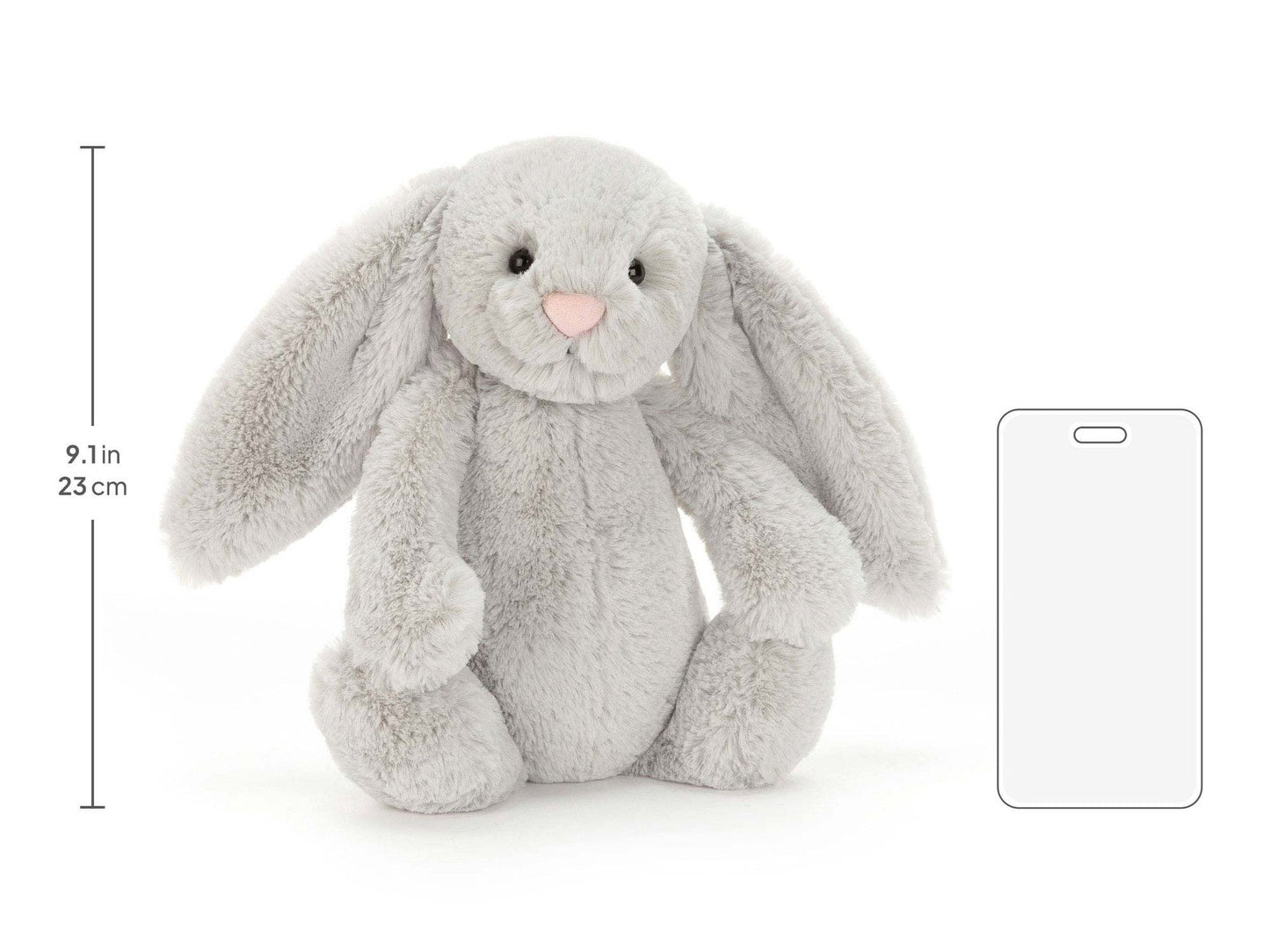 Jellycat Bashful Bunny Silver Original (Medium) 31cm