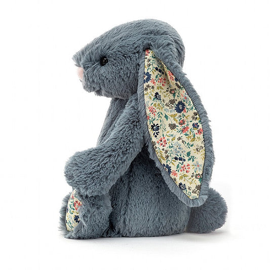 Jellycat Bashful Bunny Blossom Dusky Blue Original (Medium) 31cm