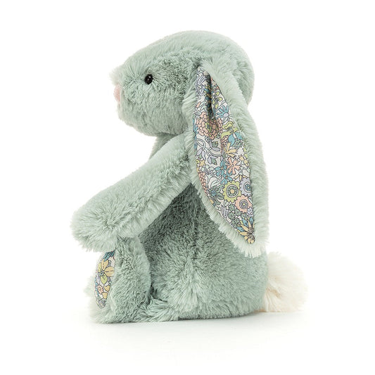 Jellycat Bashful Bunny Blossom Sage Little (Small) 18cm