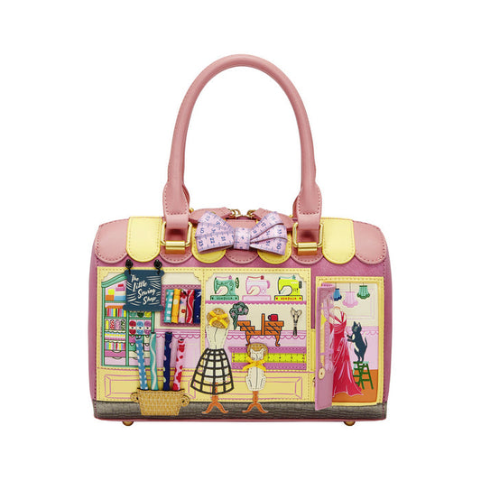Vendula Sewing Shop - Rasberry Edition Speedy Bowler Bag