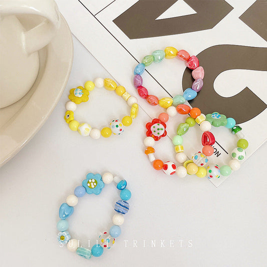 Luninana Bracelet - Rainbow Hearts Bracelet BLB001