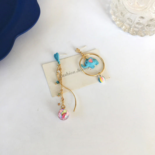 Luninana Earrings - Little Happy Elephant Earrings YBY021