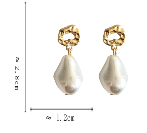Luninana Earrings - Classic Pearl Earrings YBY027