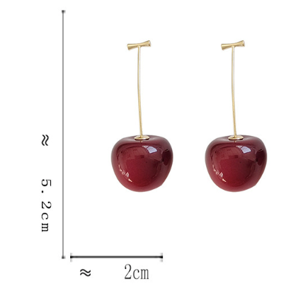 Luninana Earrings - Hanging Cherry Earrings YBY033