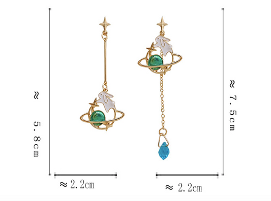 Luninana Clip-on Earrings - Star Hopper YBY073
