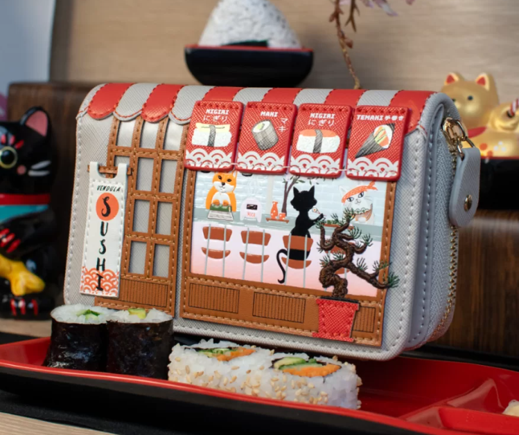 Vendula Sushi - Grey Edition Medium Ziparound Wallet