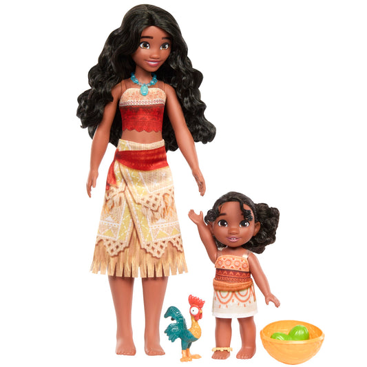 Disney Moana 2 Coffret de Jeu Sœurs Moana et Simea, 3 Access.