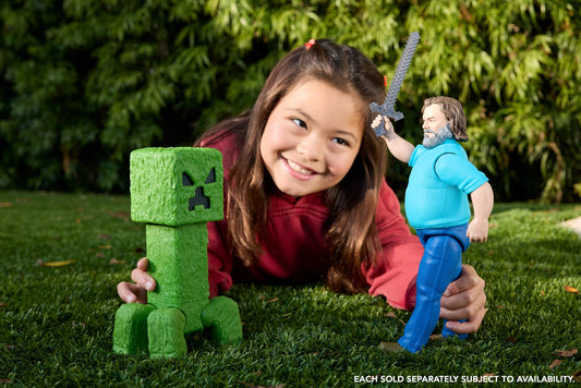 Minecraft La Película Figura de Acción Creeper de 12 pulgadas