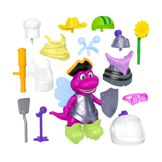 Fisher-Price Barney'S World Coffret Barney Costumé, 20 Éléments