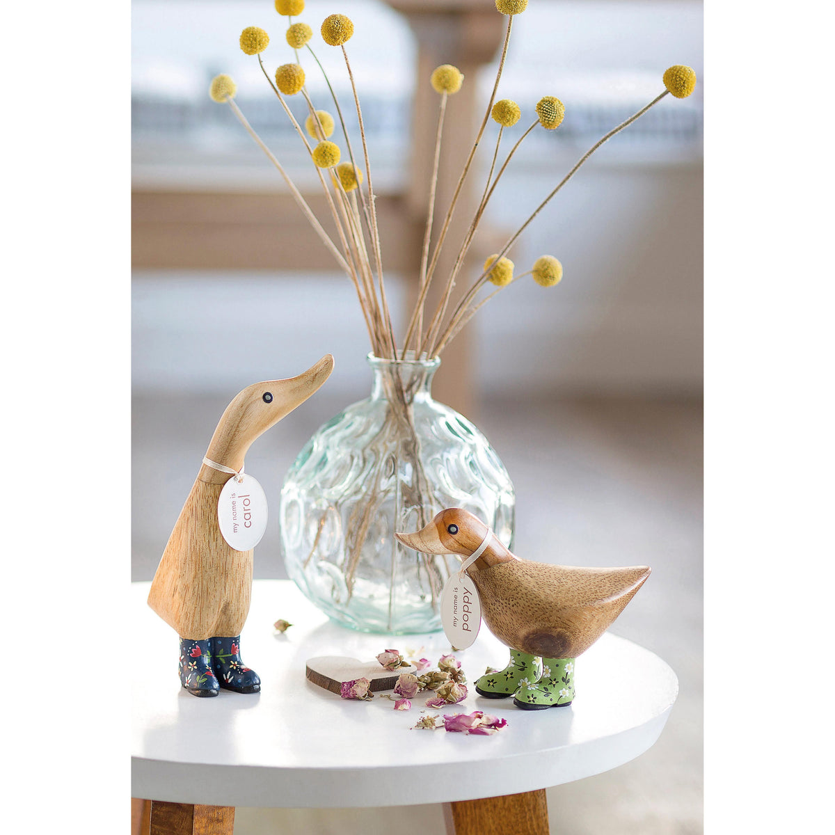 DCUK Natural Welly Ducklet Flowers Natural (1 pcs)