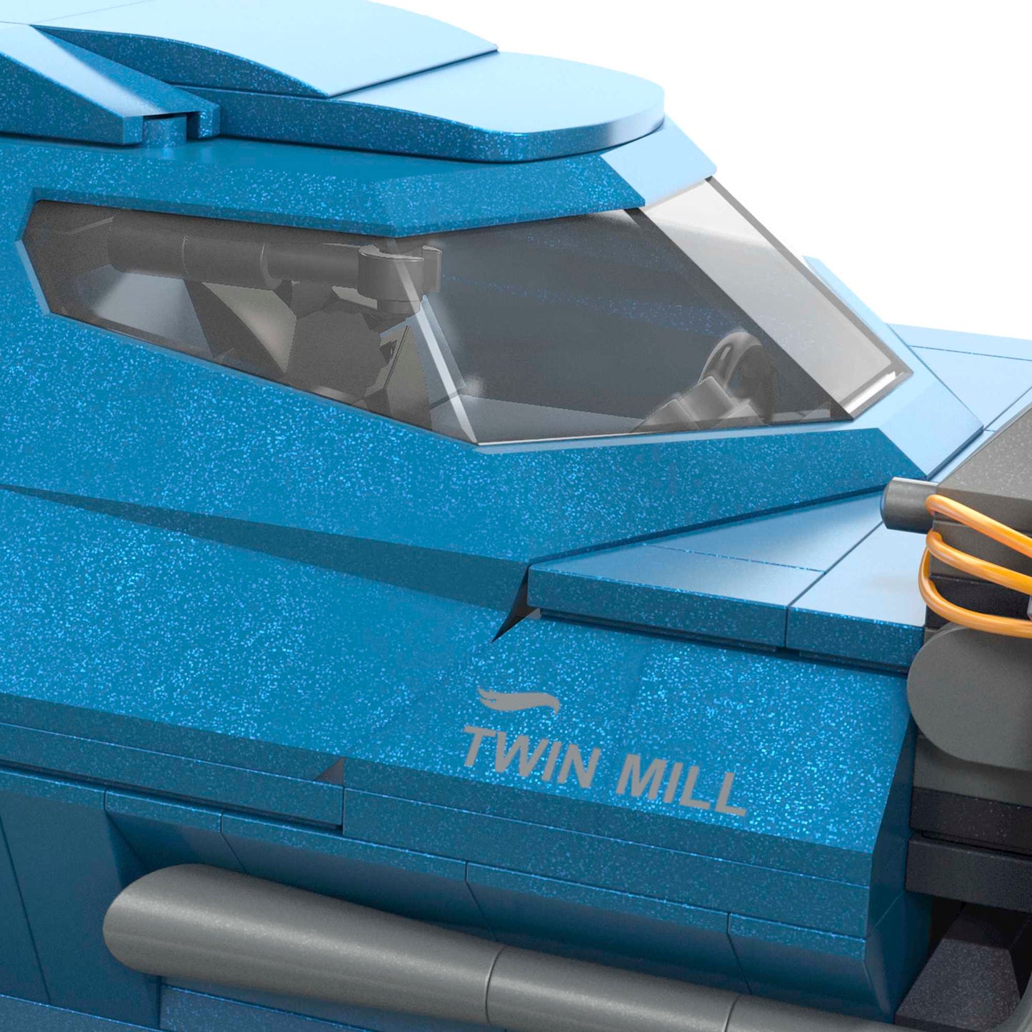 Mega Hot Wheels Coffret de Construction Voiture Twin Mill (635 Pièces) Pour Collectionneurs
