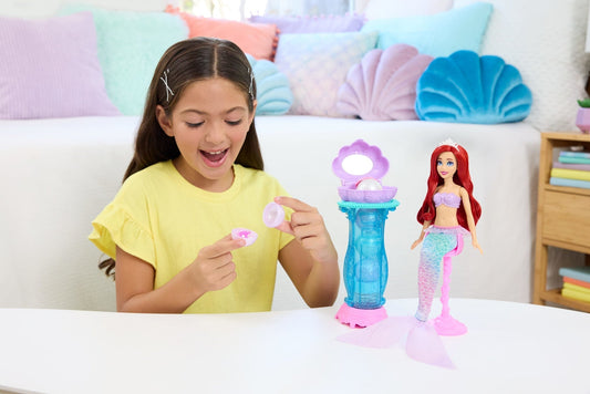 Disney Princess Ariel Vanity Pop Mermaid Fashion Doll & Vanity With 5 Pop-Up Surprises