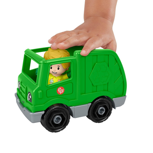Fisher-Price Little People Camion de Recyclage et Figurine