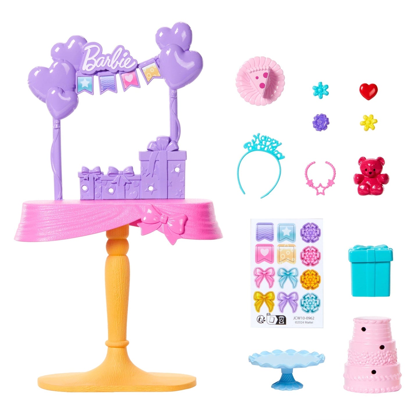 Barbie-Fête D’Anniversaire Barbie World-Coffret Avec Accessoires