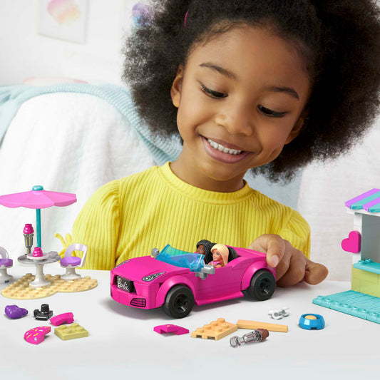 Mega-Barbie-Décapotable et Stand de Glaces-Coffret 225 Pièces