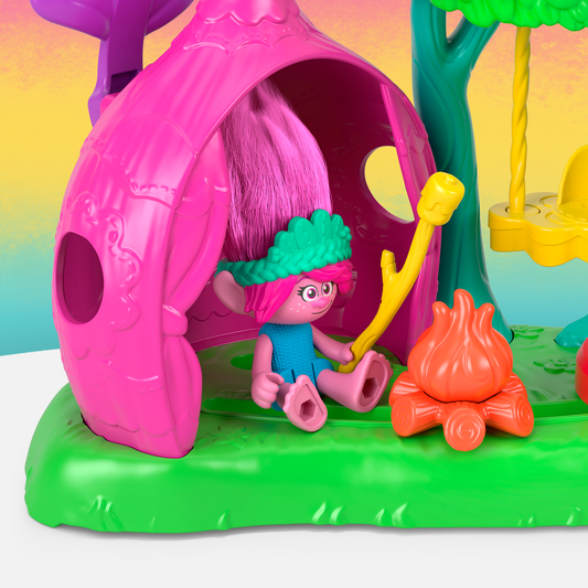 Imaginext Dreamworks Trolls Coffret Camping Fleurs Souriantes