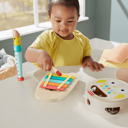 Fisher-Price Coffret-Cadeau Musical, Instruments de Musique en Bois