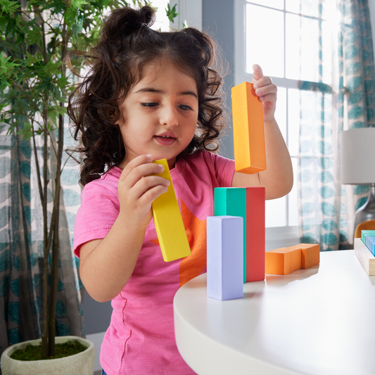 Fisher-Price Blocs à Empiler en Bois, 65Éléments en Bois