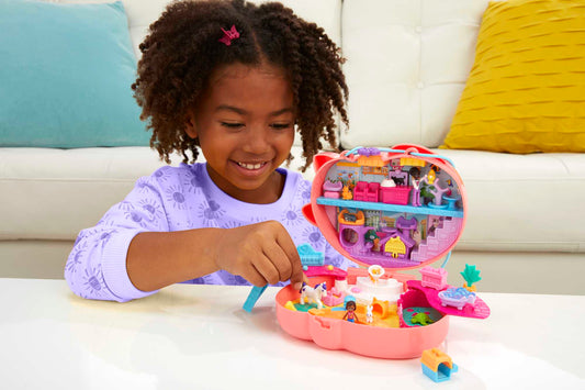 Polly Pocket Avec Shani Coffret Sac à Main Chat à Câliner