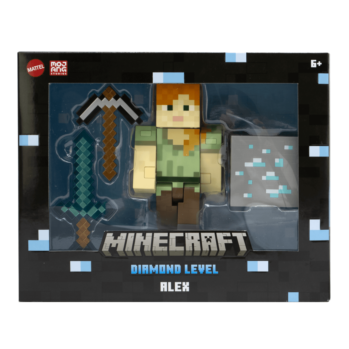 Minecraft Diamond Figura de Acción Alex Coleccionable 5.5
