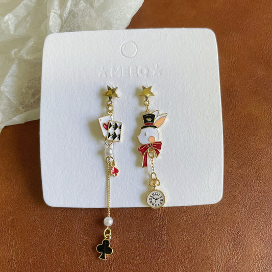Luninana Earrings - Poker Bunny Earrings YBY050