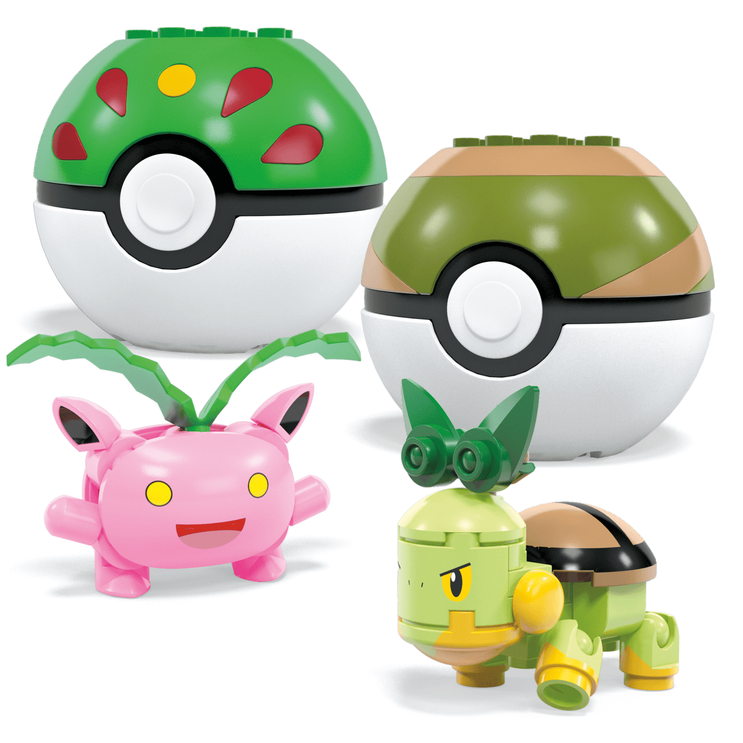 MEGA Pokémon Juguete de Construcción Colección equipo de Pokémon tipo planta