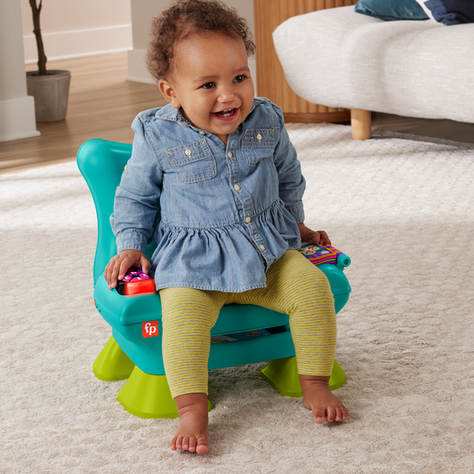 Fisher-Price Rires et Éveil Chaise Éveil Progressif, Sarcelle