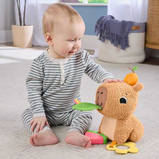 Fisher-Price® Capy Gourmand Doux, Jouet Sensoriel Pour Nouveau-Nés