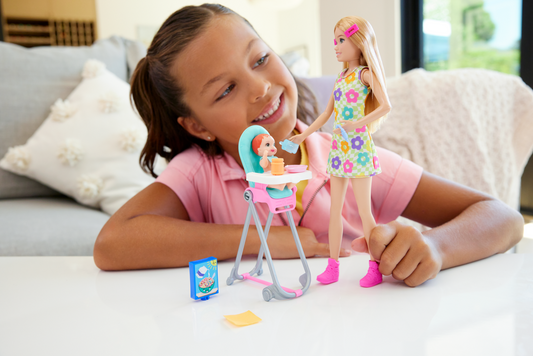 Barbie Skipper Babysitters Inc. Coffret Poupée, Bébé et Access.