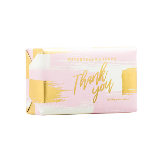 Wavertree & London Soap Thank You Pink - Beach Fragrance Soap Bar 200g