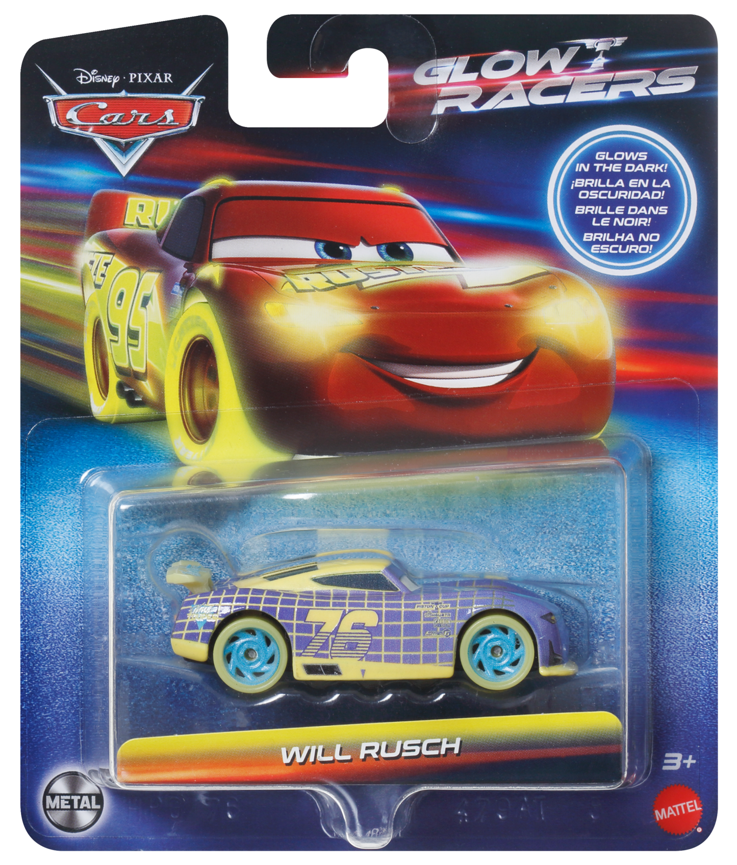 Disney/Pixar Les Bagnoles Bolides Lumineux Véhicule, 1:55