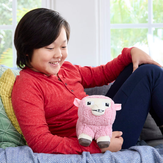 Minecraft-Peluche Mouton Rose-Taille de 20 Cm à Collectionner