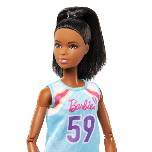 Barbie®-Joueuse de Basket-Poupée Articulée Avec Tenue et Accessoires