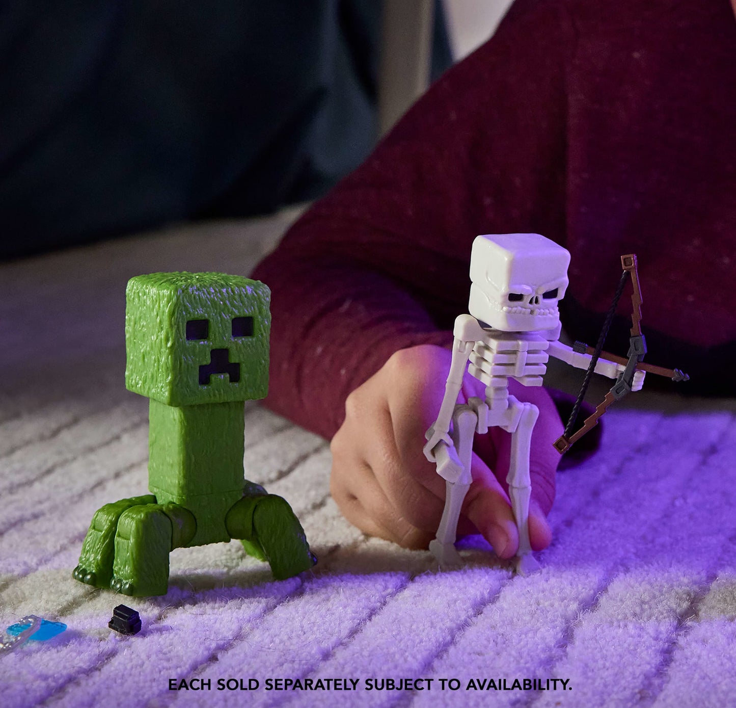 Minecraft o Filme Figura de Ação Lobo de 4 polegadas