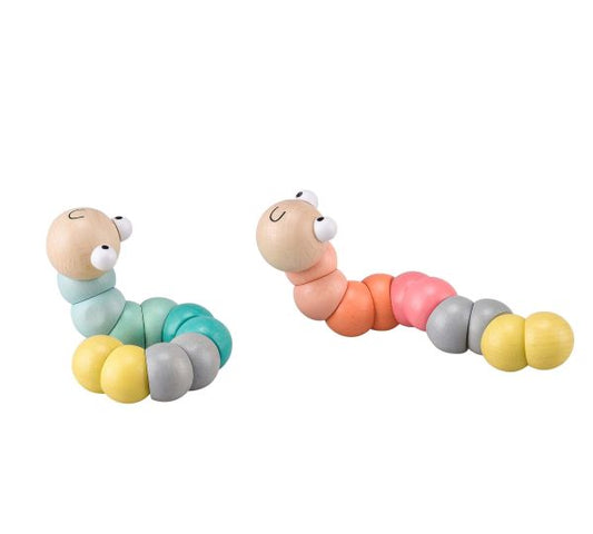 Wooden Worms - Pink
