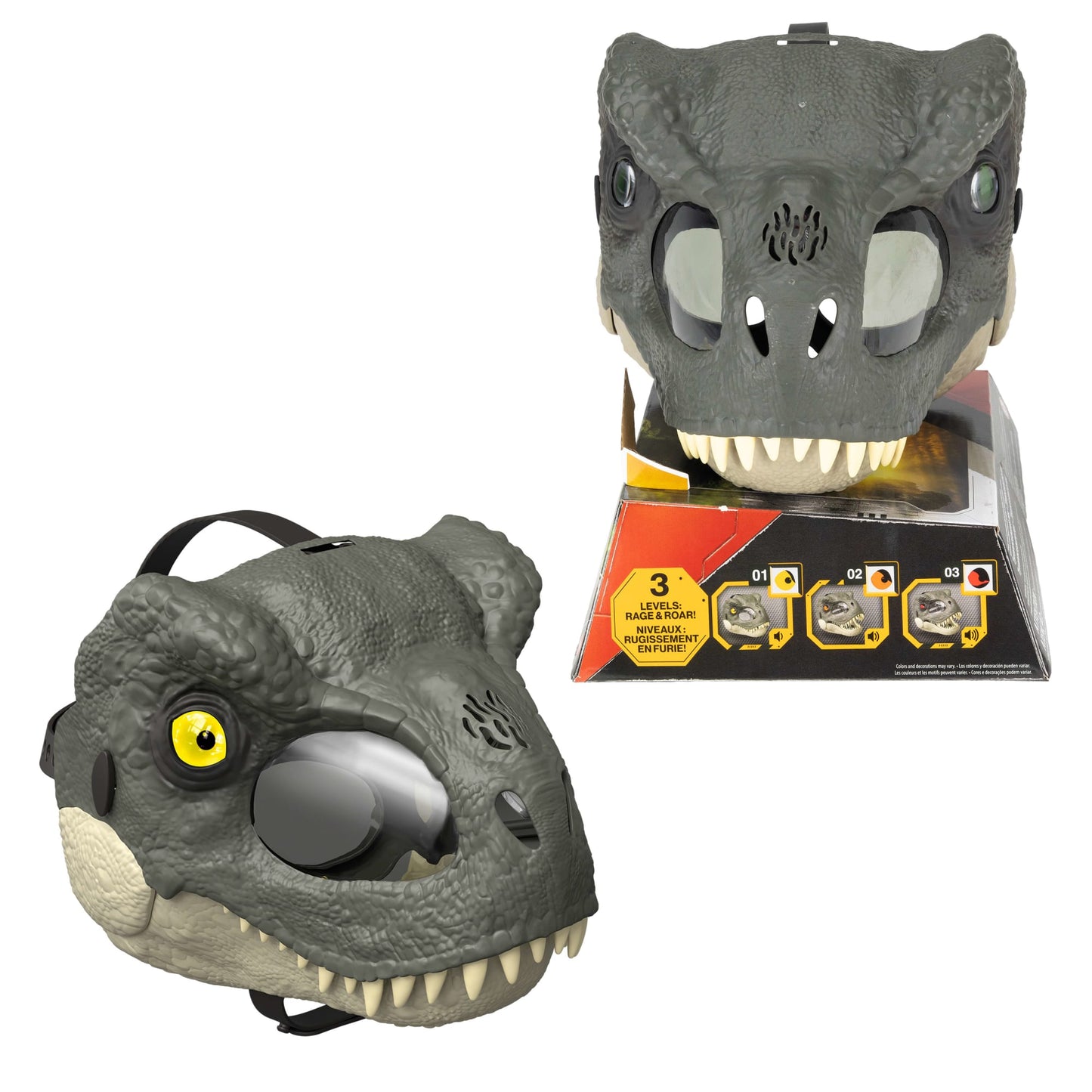Jurassic World Brinquedo Rebirth Máscara Luxo