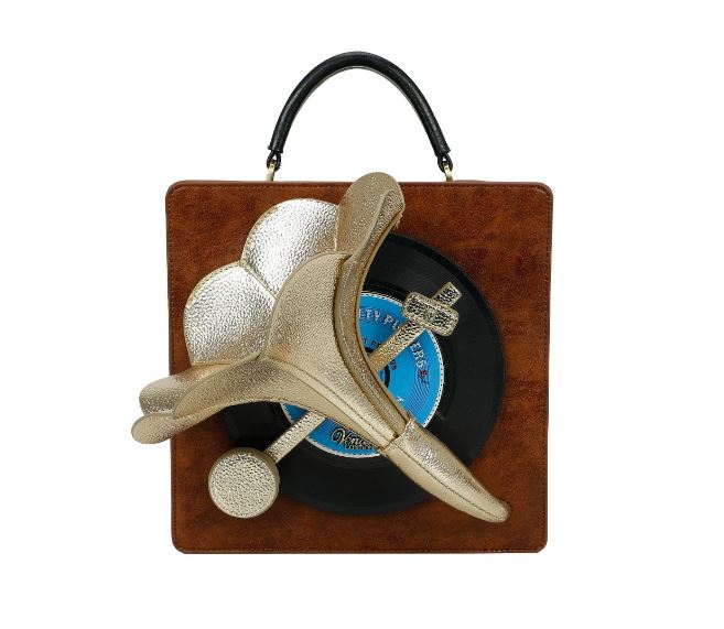 Vendula Vintage Rose Gramophone Case Bag