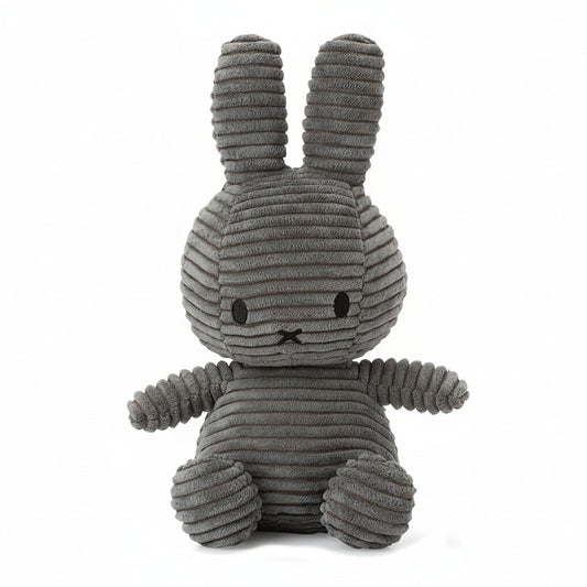 Miffy & Friends Miffy (ECO) Corduroy Grey 23cm