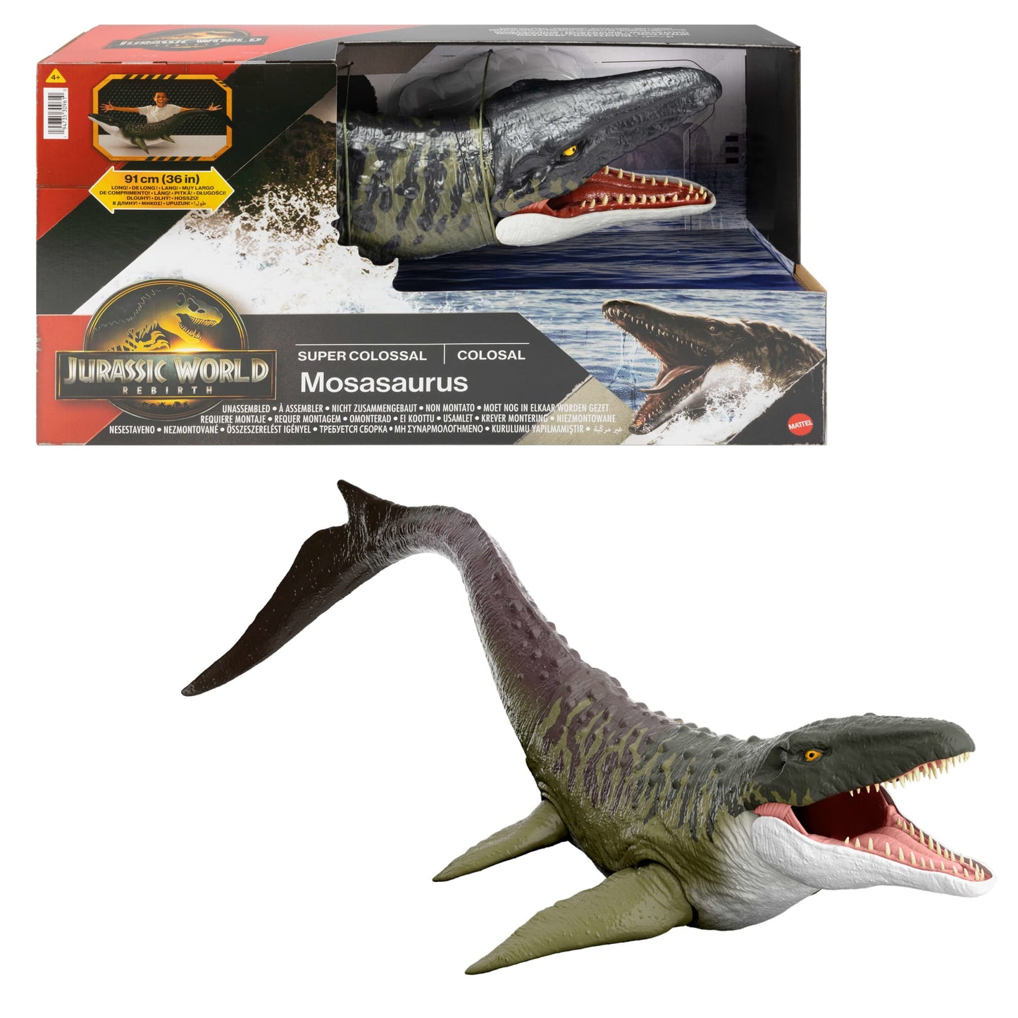 Jurassic World-Figurine Articulée Mosasaurus-Dinosaure