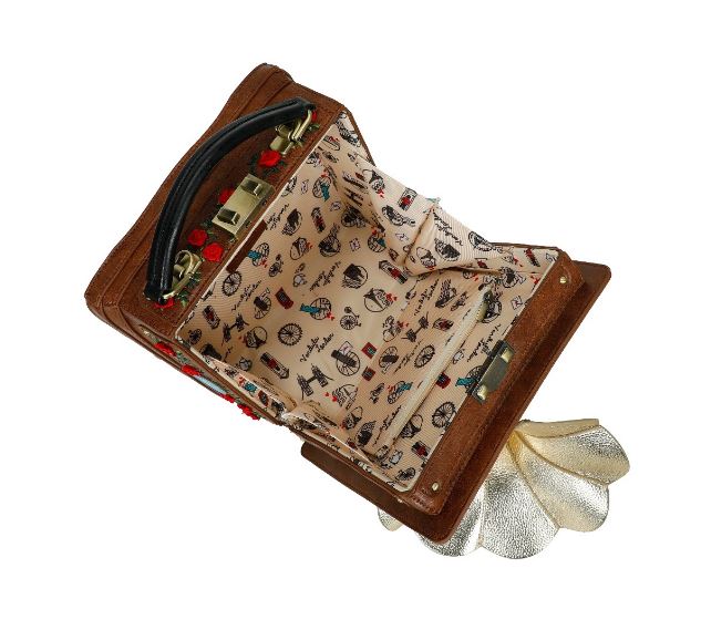 Vendula Vintage Rose Gramophone Case Bag