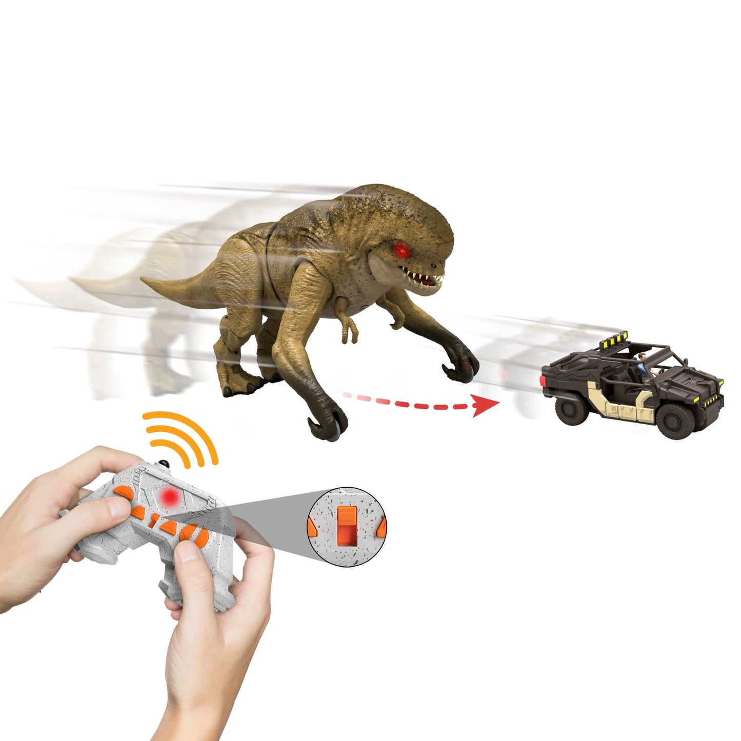Jurassic World Juguete Villano RC