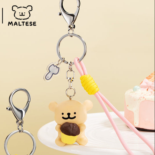 Funism Maltese Retriever Cupcake - Keychain