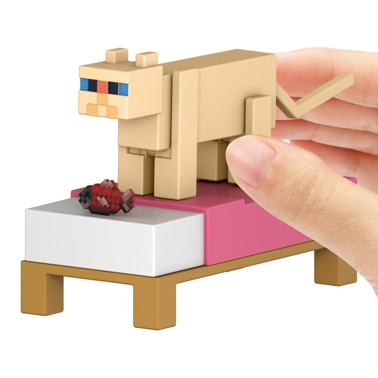 Minecraft Vanilla Figura de Ação Gato Persa 3.25