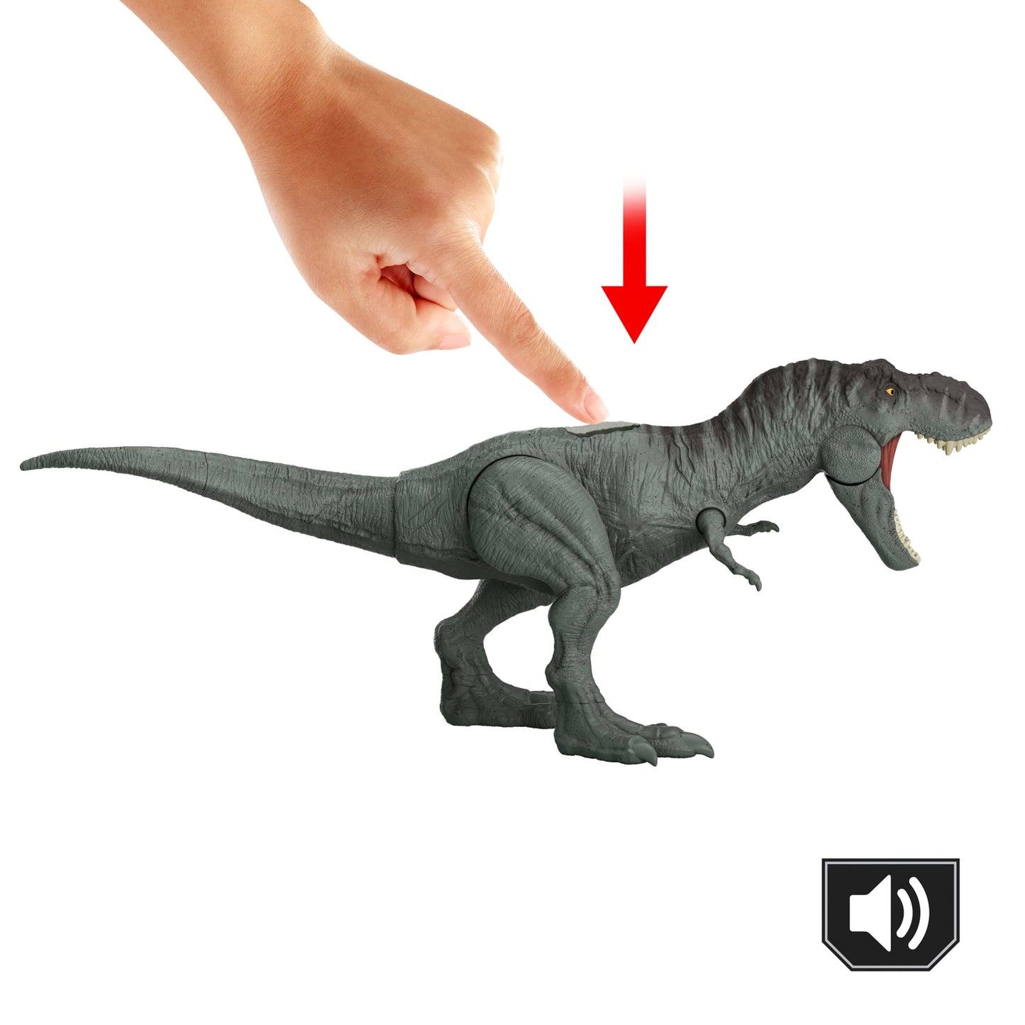 Jurassic World Dinosaurio de Juguete Rebirth de 12 pulgadas con Sonidos